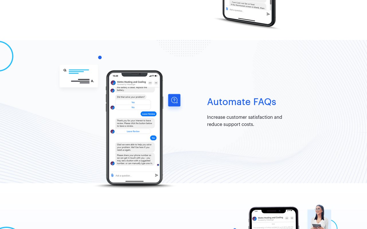 HVAC Chatbot - website image