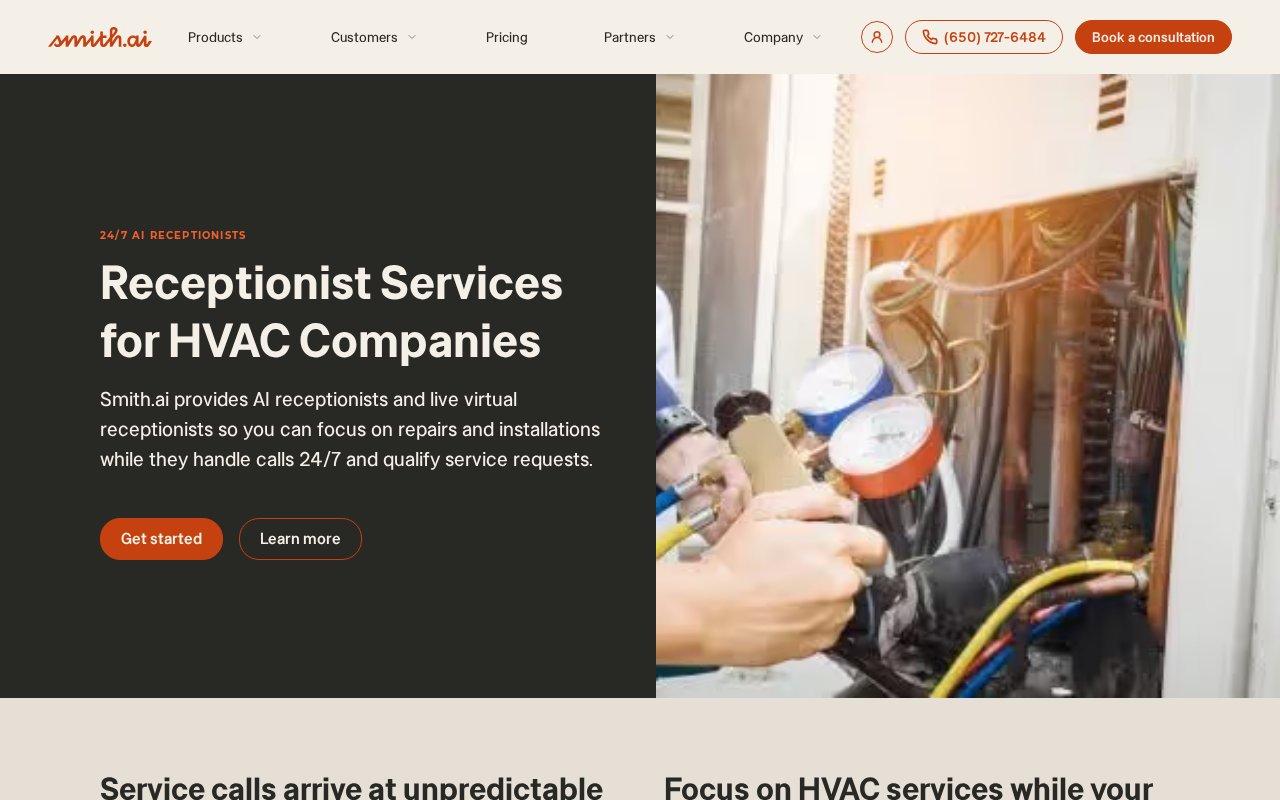 Smith.ai - website image
