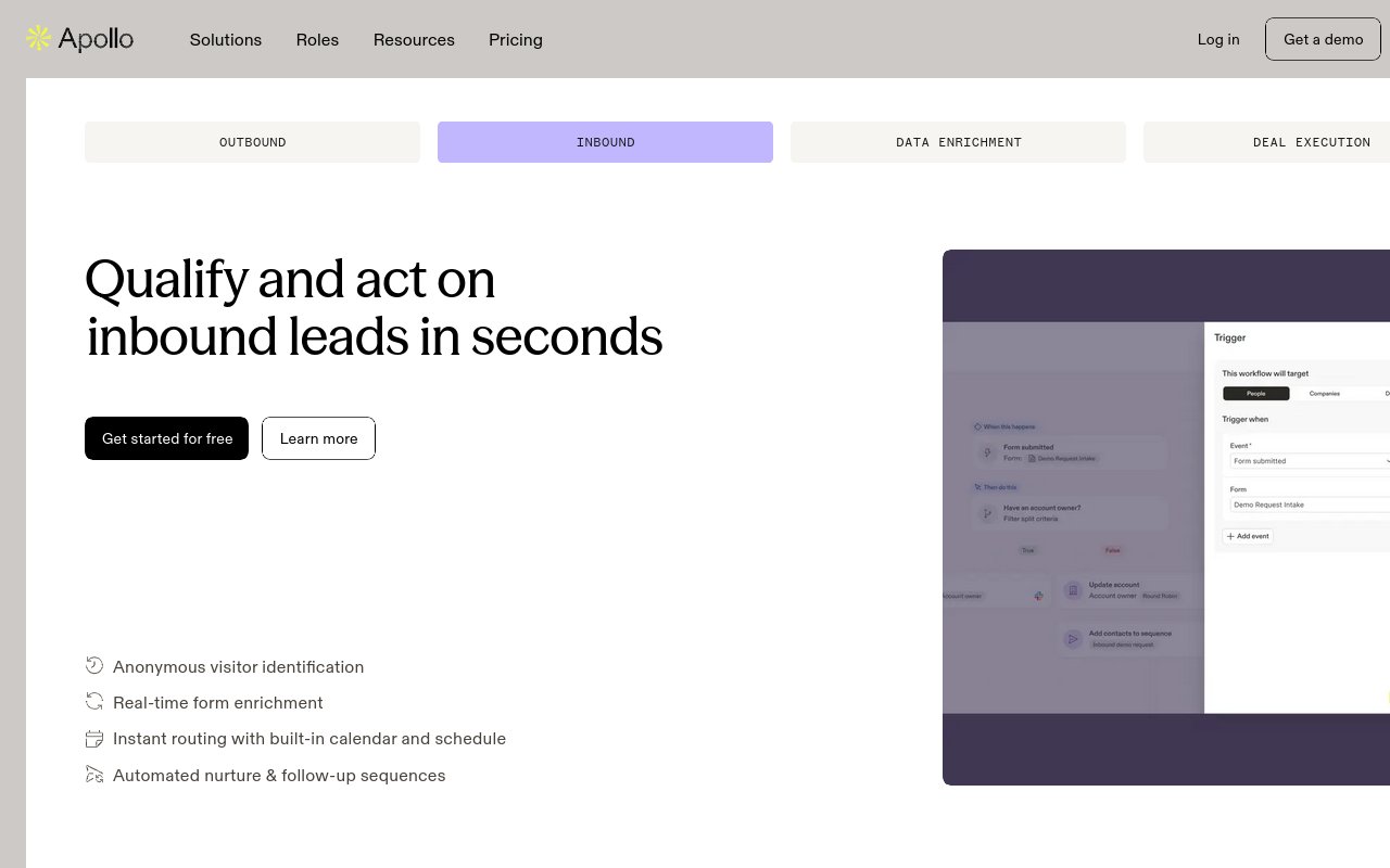Apollo.io - website image