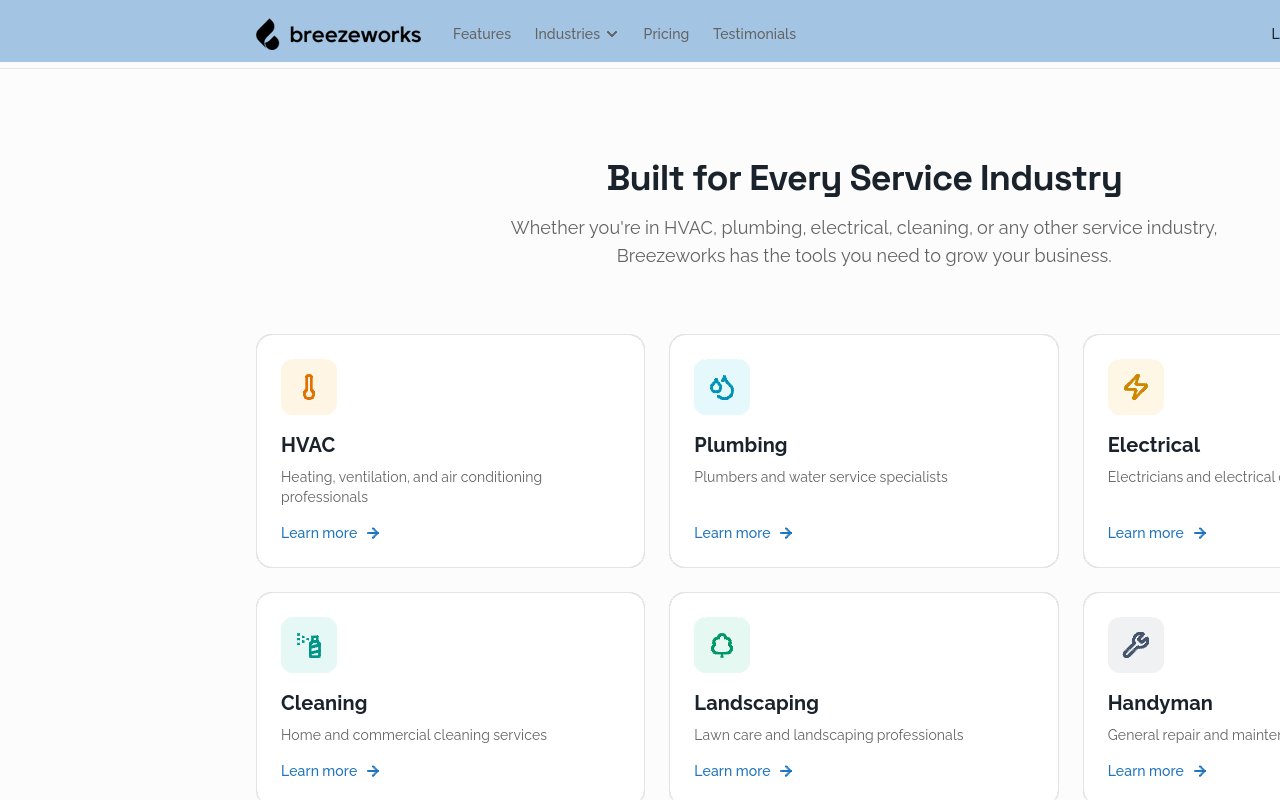 Breezeworks - website image