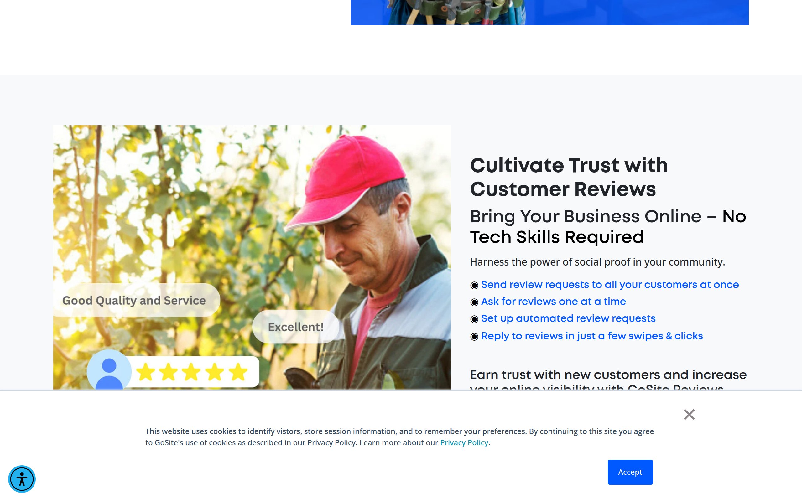 GoSite - website image