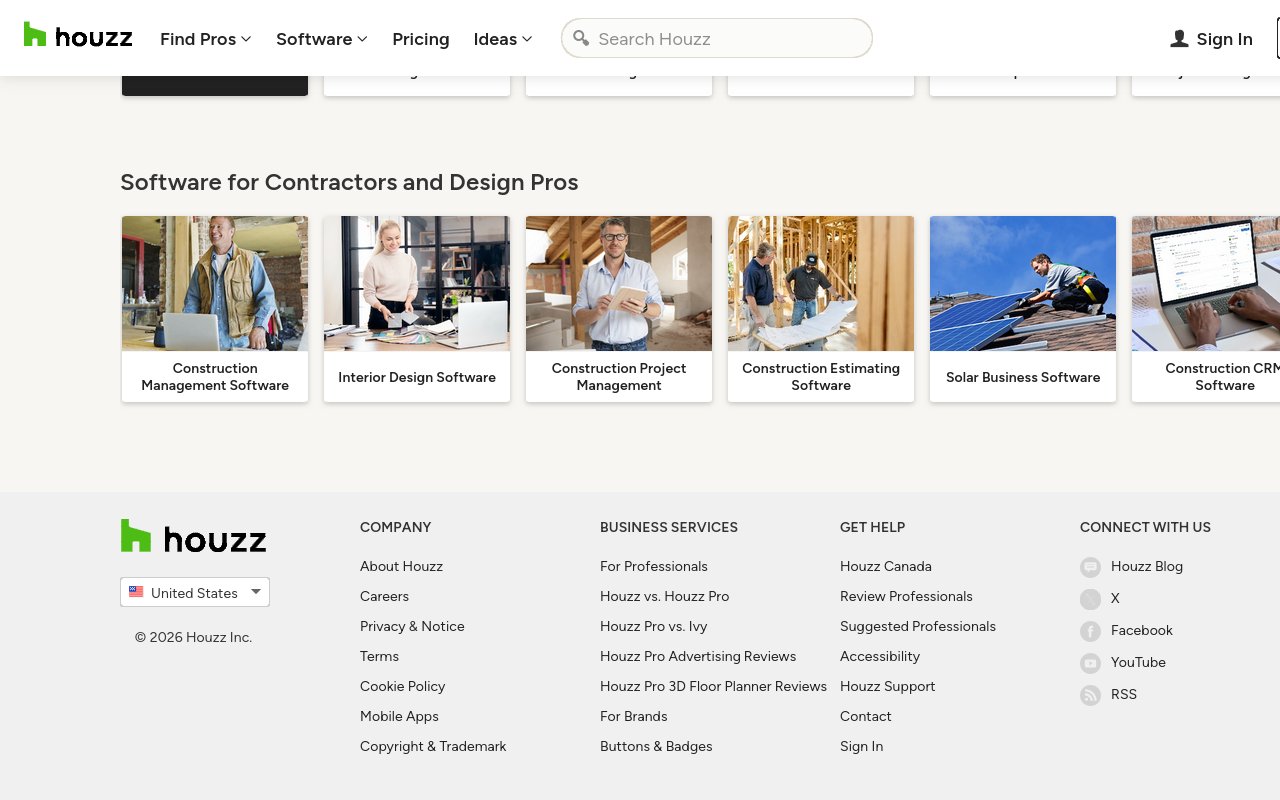 Houzz - website image
