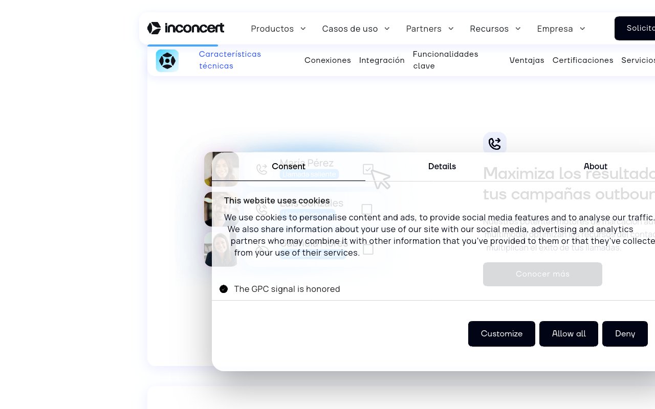 InConnect - website image