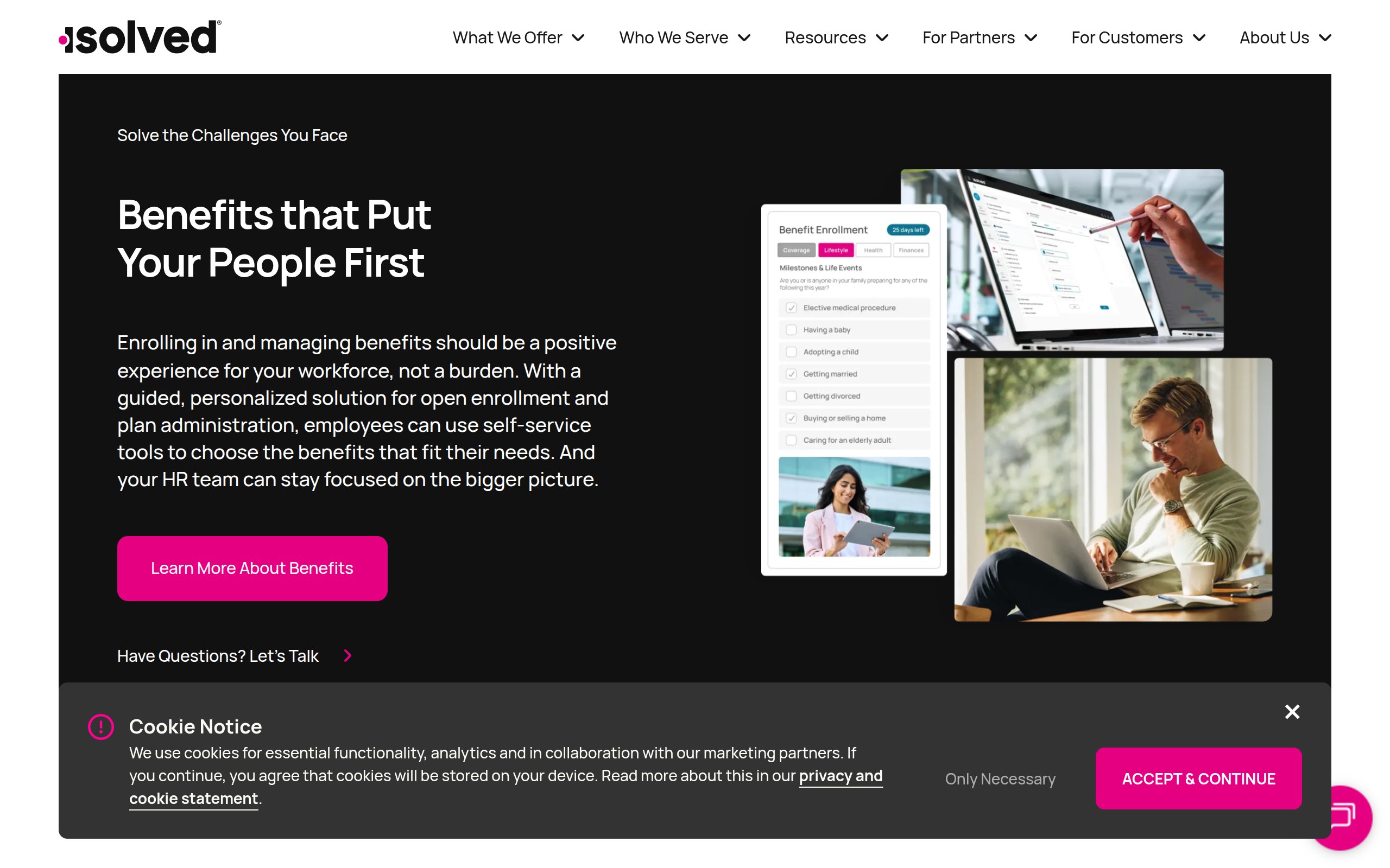 isolved - website image