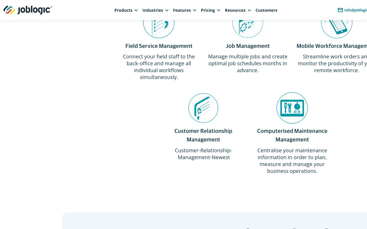 Joblogic - website image