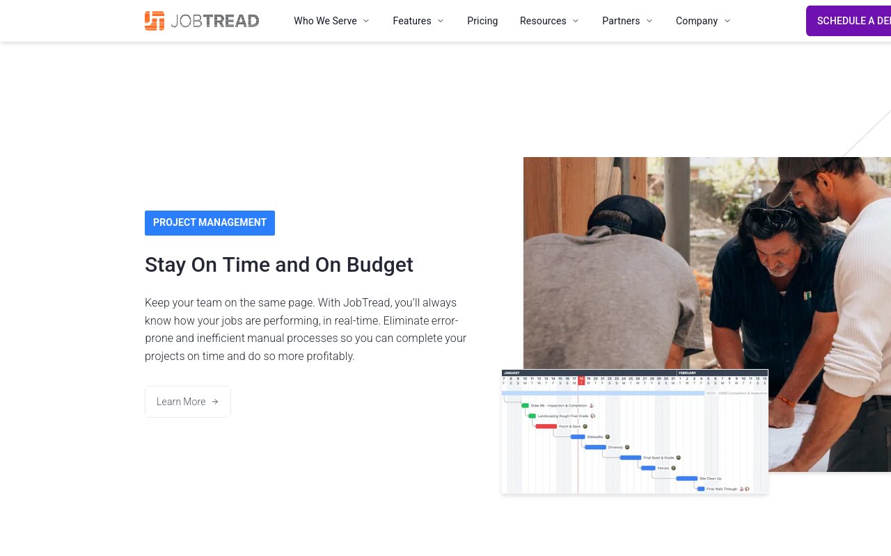 JobTread - website image