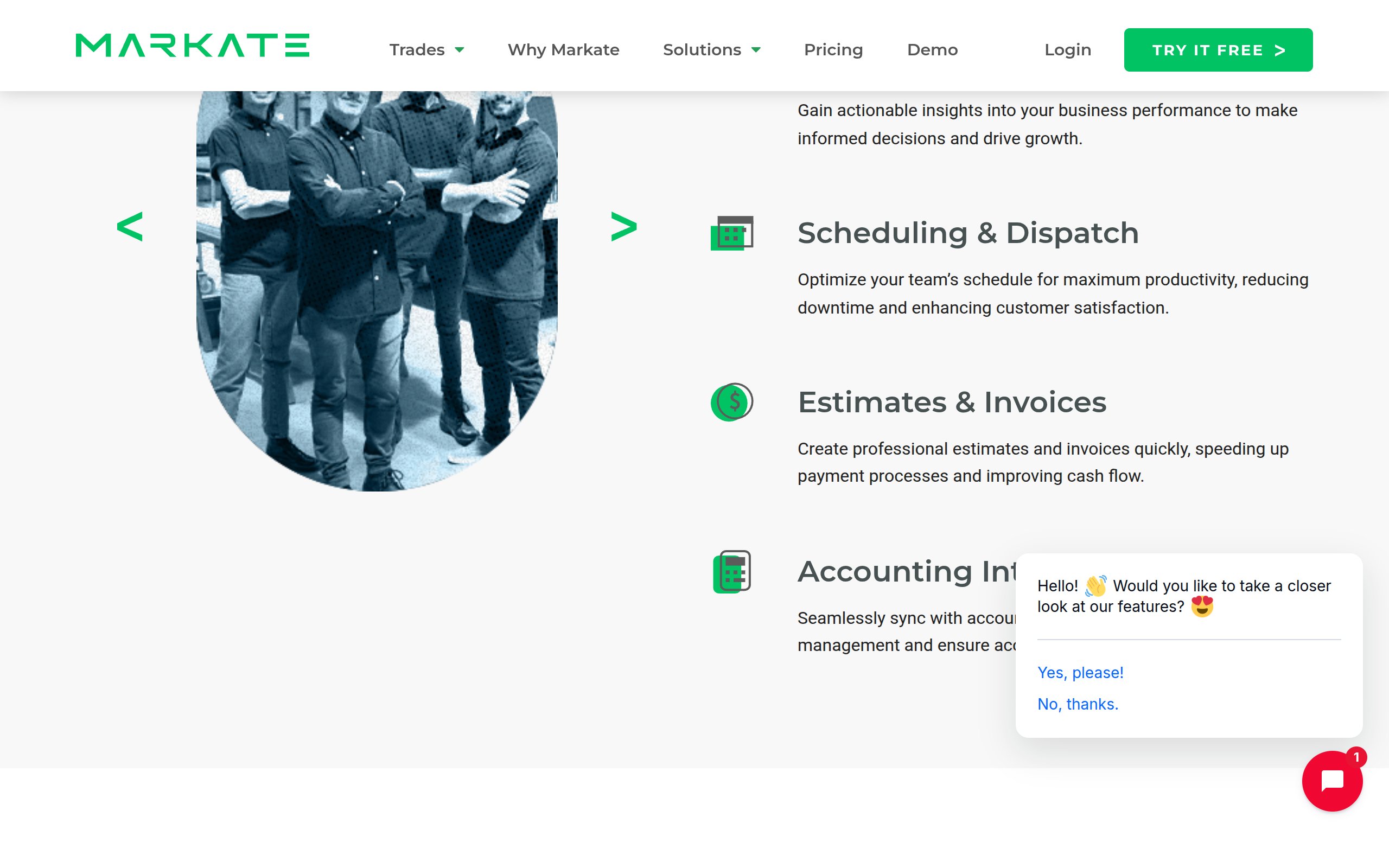 Markate - website image