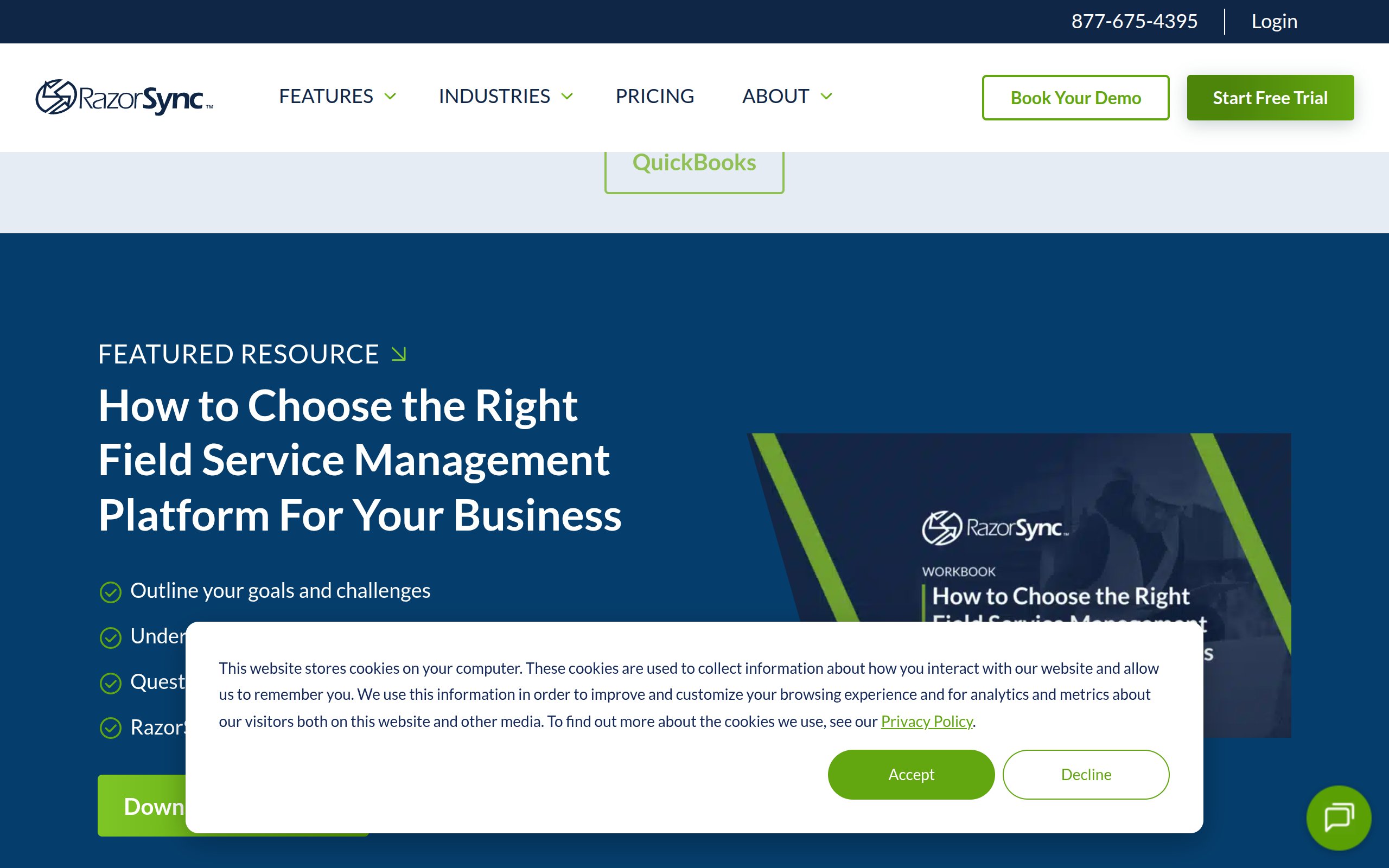 RazorSync - website image