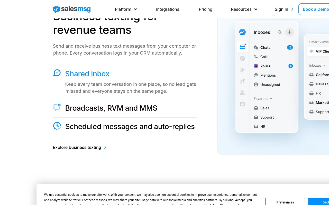 Salesmsg - website image