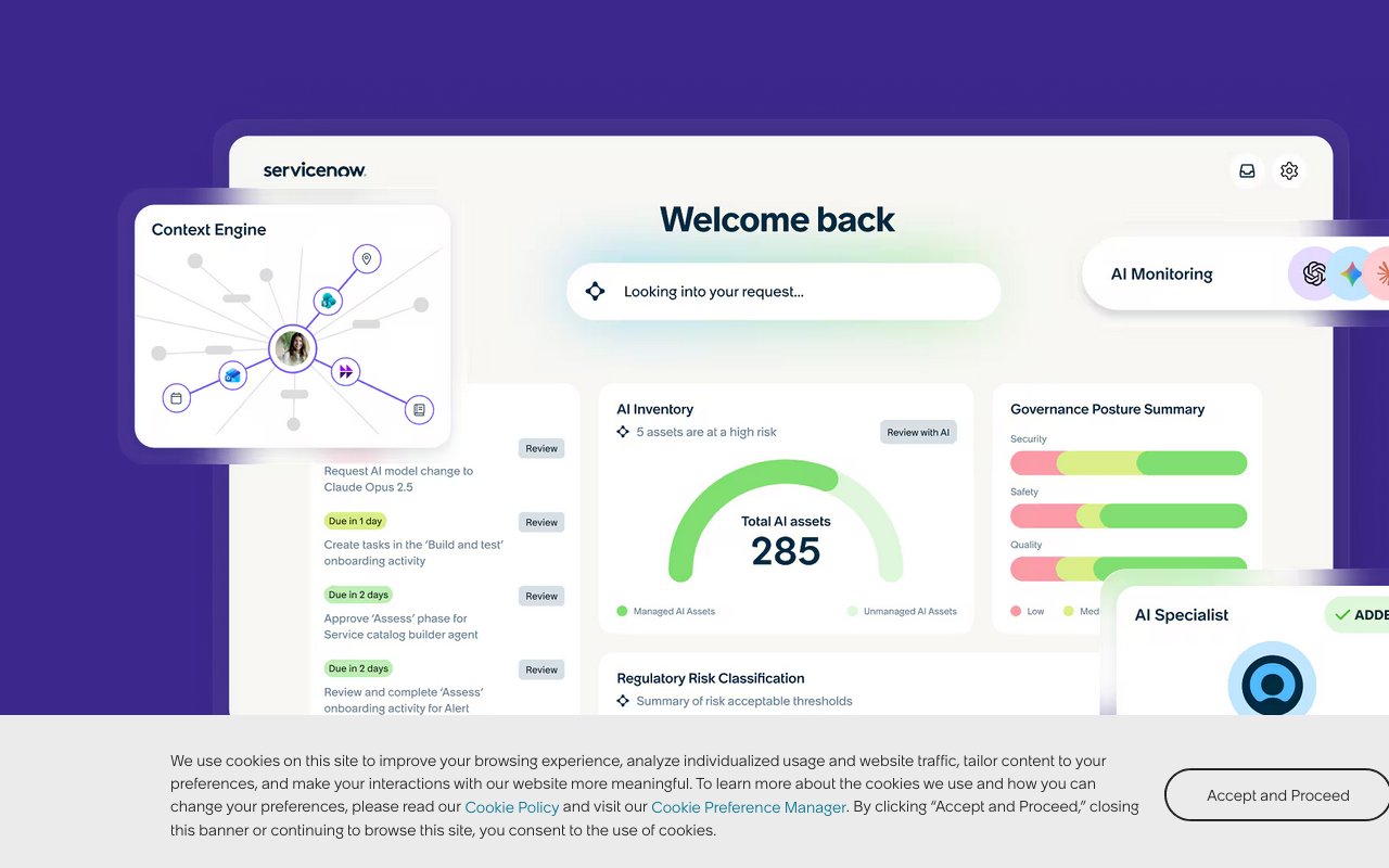 ServiceNow Field Service Management - website image