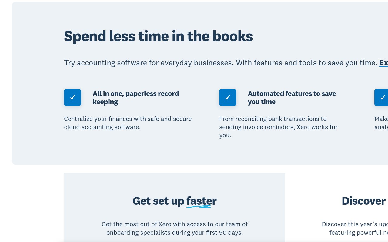 Xero - website image