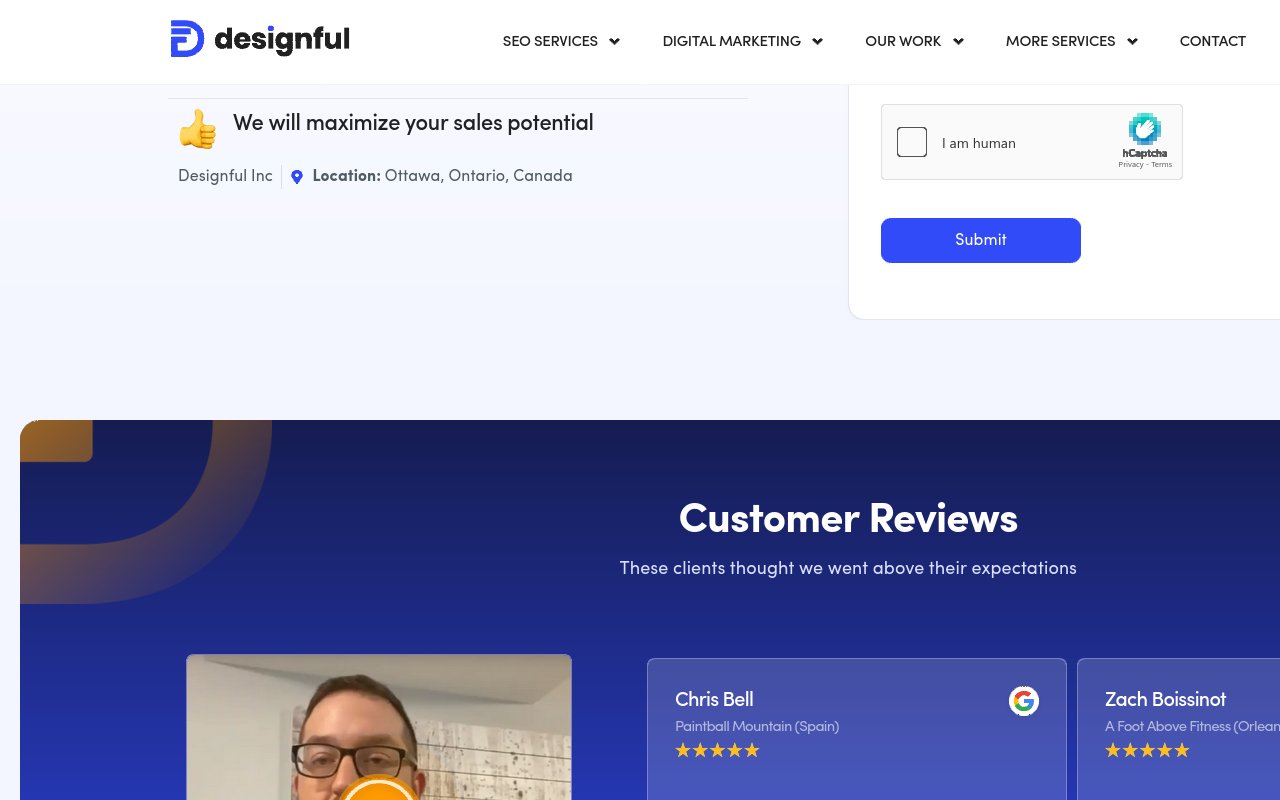 Designful Inc. - website image