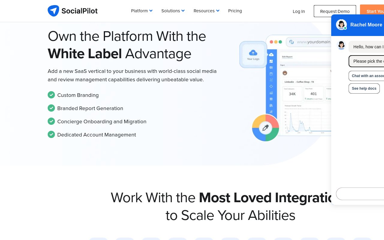 SocialPilot - website image