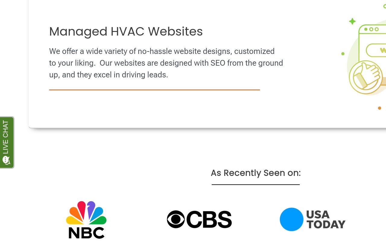 Thrive HVAC - website image
