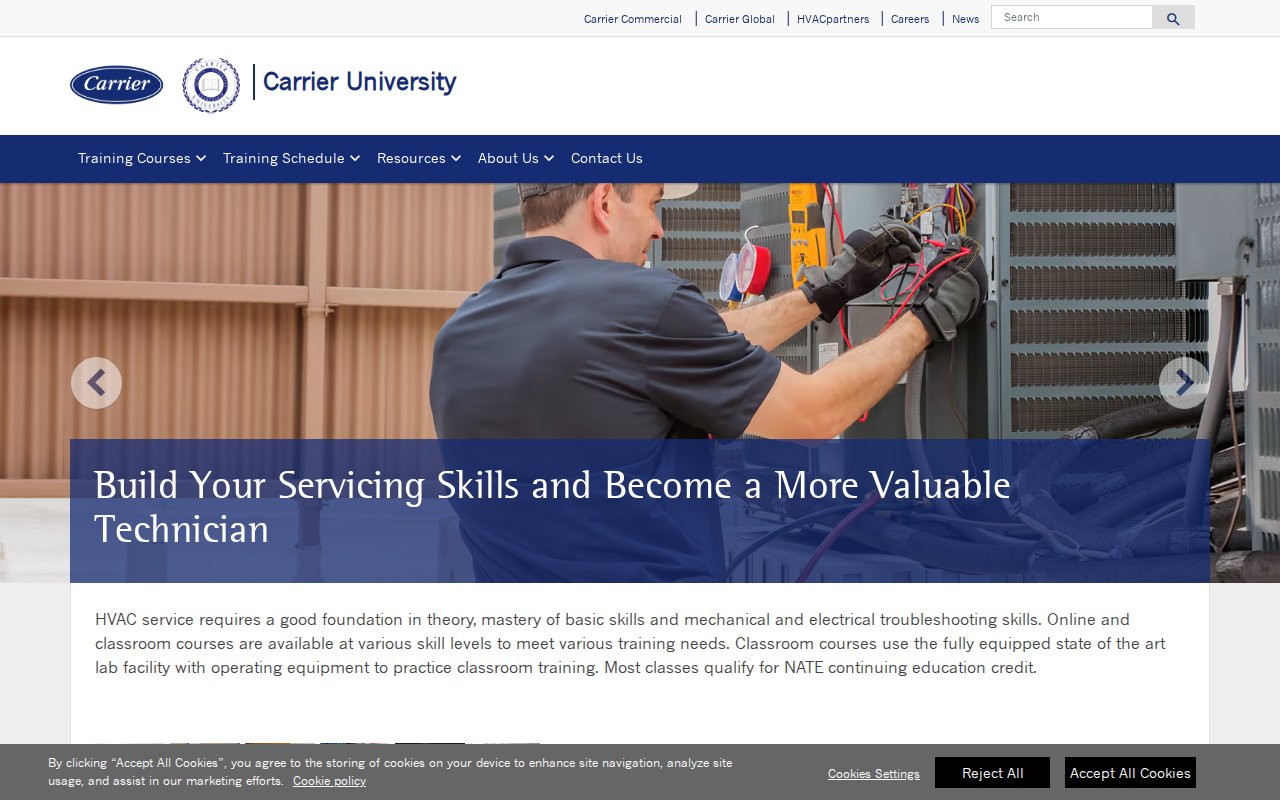 Carrier Global Corporation - website image