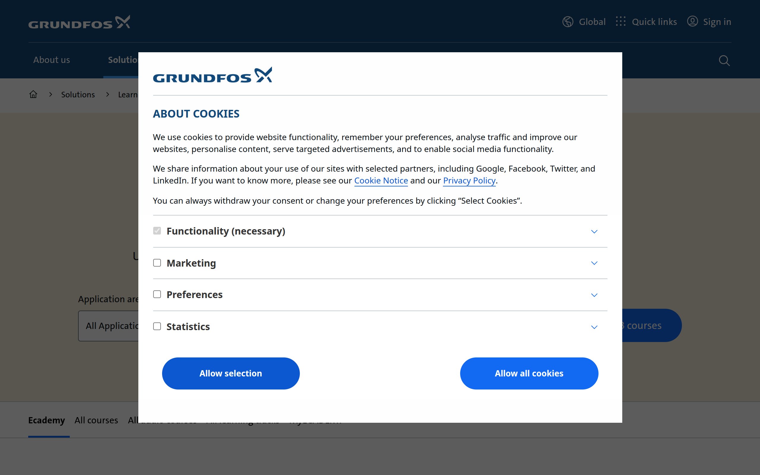 Grundfos Group - website image