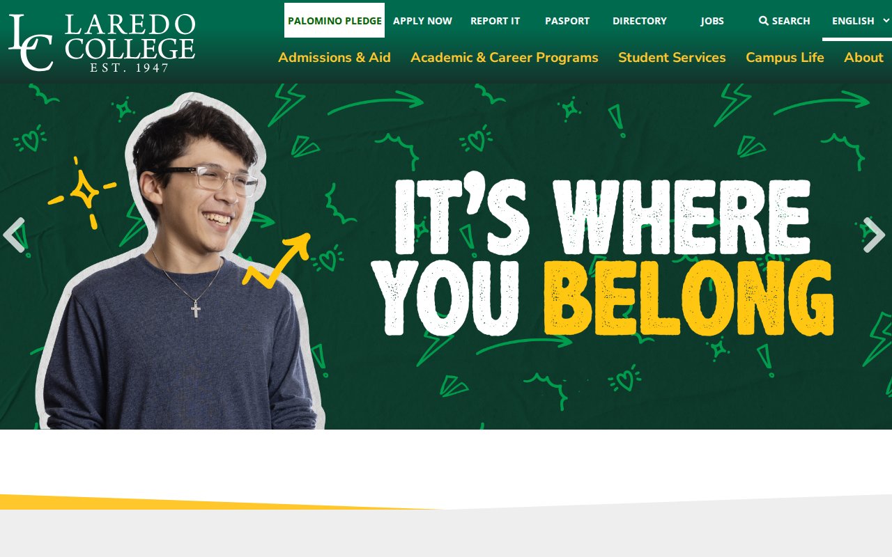 Laredo Community College — Heating, Ventilation, Air Conditioning & Refrigeration - website image