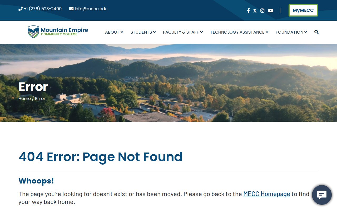 Mountain Empire Community College — Heating, Ventilation, Air Conditioning and Refrigeration (HVACR) - website image