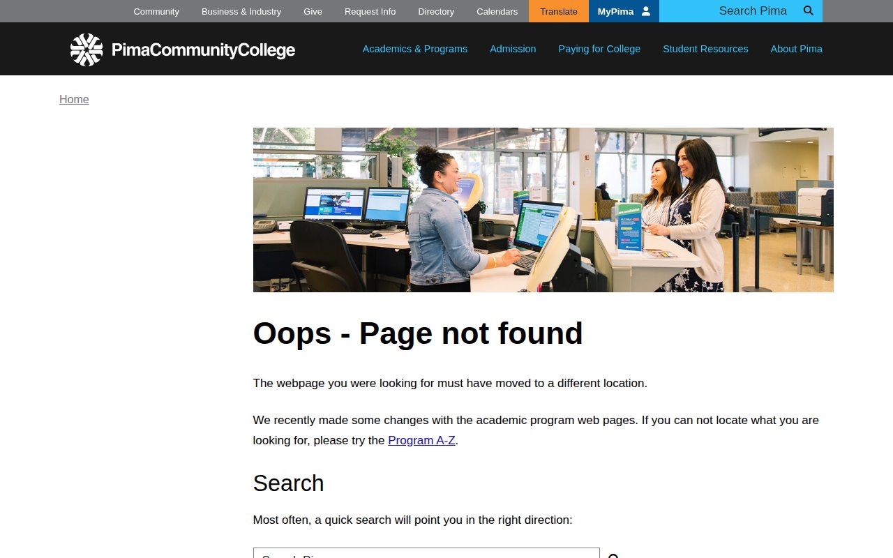 Pima Community College — Heating, Ventilation, Air Conditioning and Refrigeration (HVACR) - website image