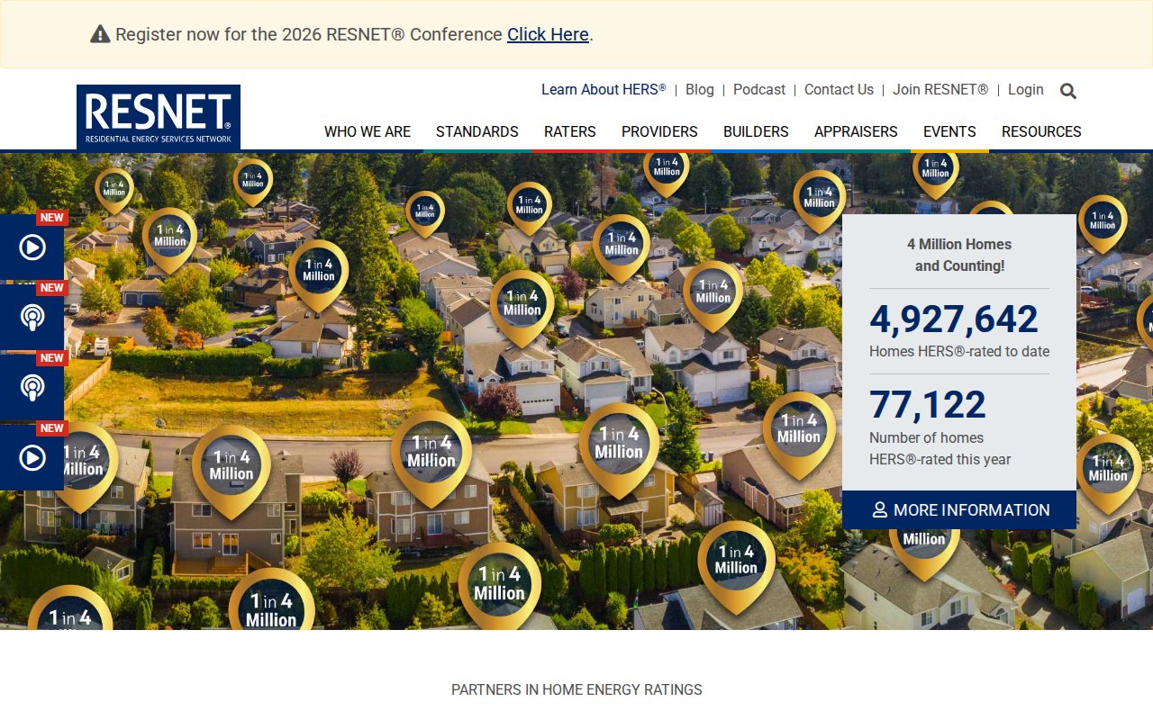 RESNET - website image