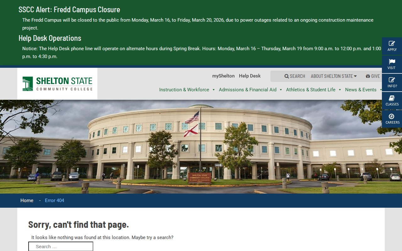 Shelton State Community College — Heating, Ventilation, Air Conditioning and Refrigeration (HVACR) - website image