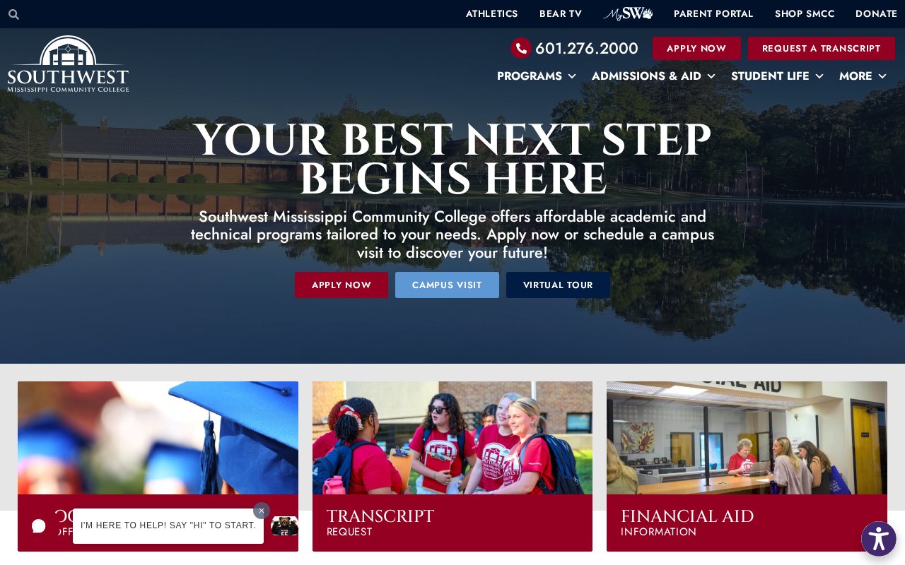 Southwest Mississippi Community College — Heating, Ventilation, Air Conditioning and Refrigeration (HVACR) - website image