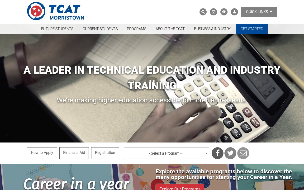 TCAT Morristown — Heating, Ventilation, Air Conditioning and Refrigeration Diploma - website image