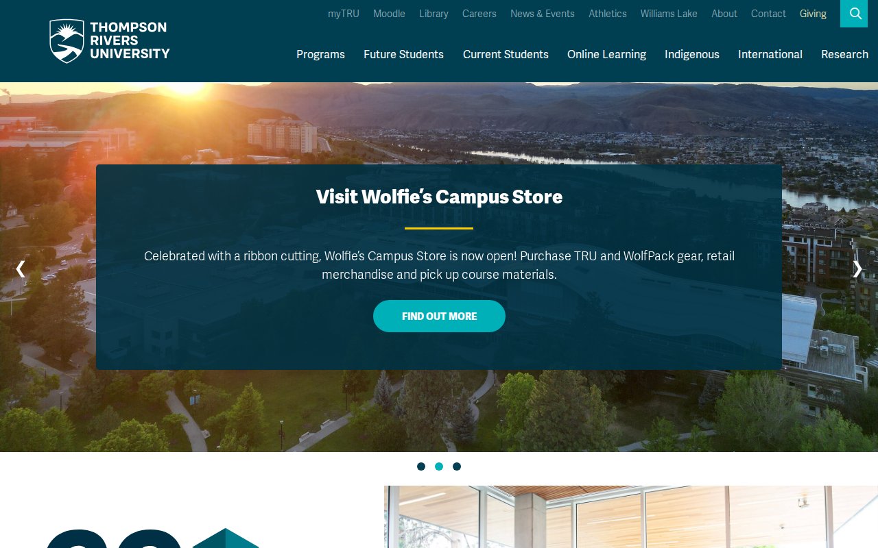 Thompson Rivers University — Refrigeration & Air Conditioning Foundation - website image