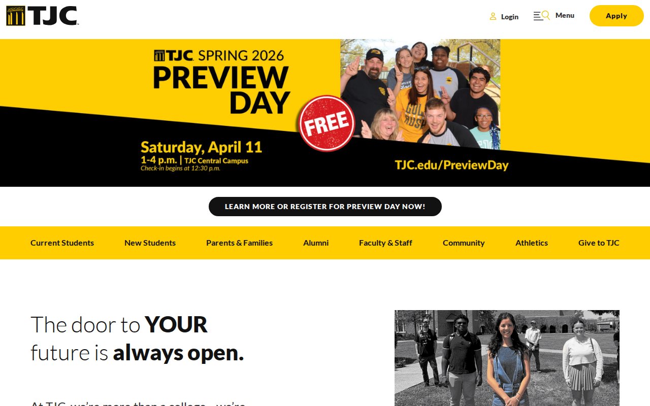 Tyler Junior College — HVAC/Refrigeration AAS - website image