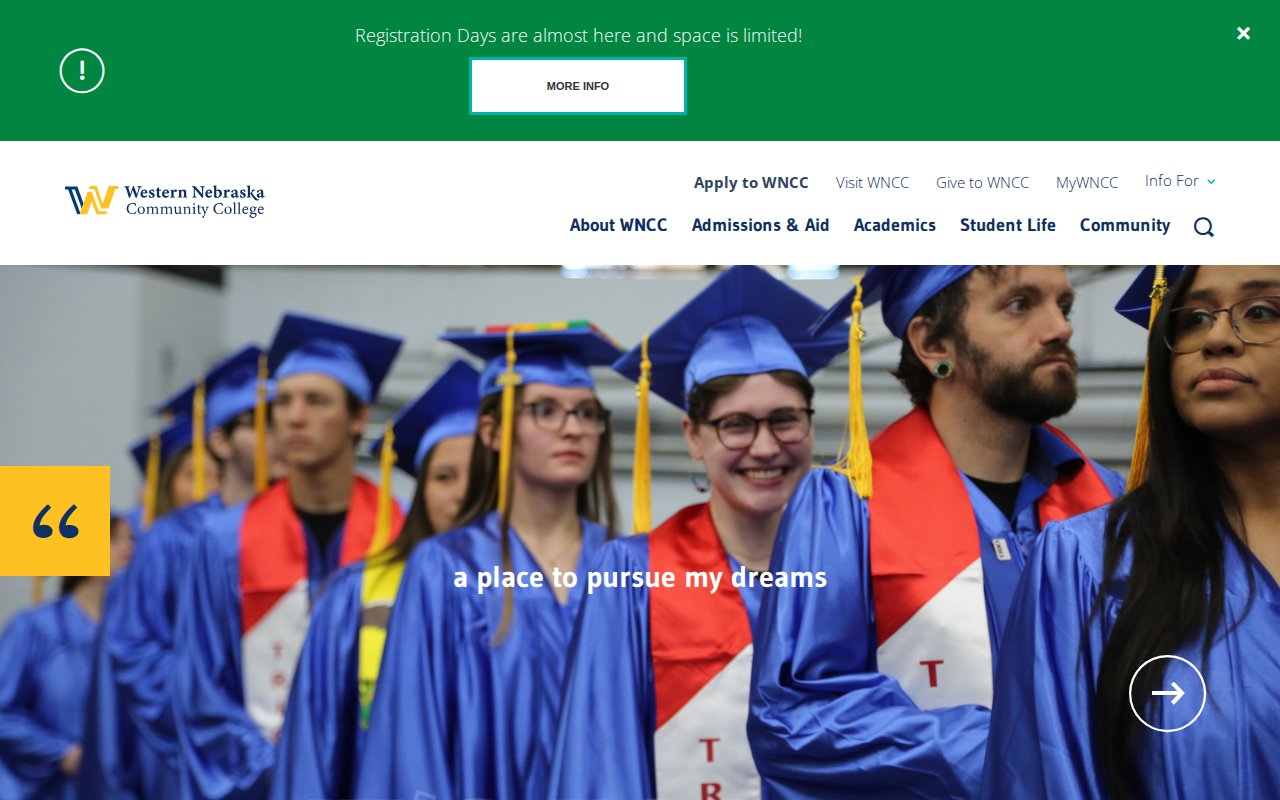 Western Nebraska Community College — Heating, Ventilation, Air Conditioning and Refrigeration (HVACR) - website image