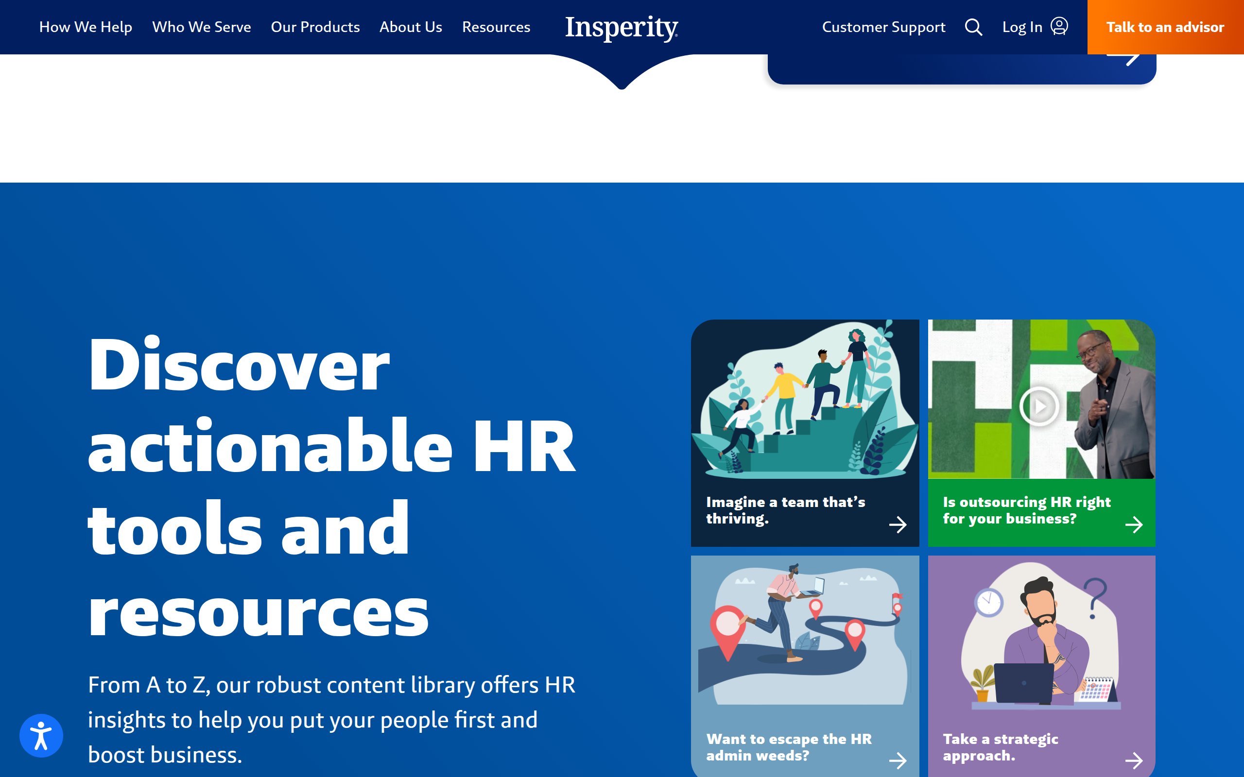 Insperity - website image